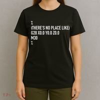 CNC Machinist There's No Place Like G28 X0 Y0 Z0 T-Shirt thumb 4