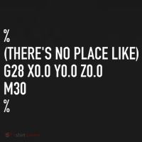 CNC Machinist There's No Place Like G28 X0 Y0 Z0 Baby Bodysuit thumb 2