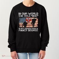 Combat Medic Title Doc Is Not Earned From A Fancy Degree Women's Sweatshirt thumb 0