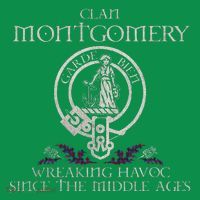 Clan Montgomery Tartan Crest Thistle Vintage T-Shirt thumb 7