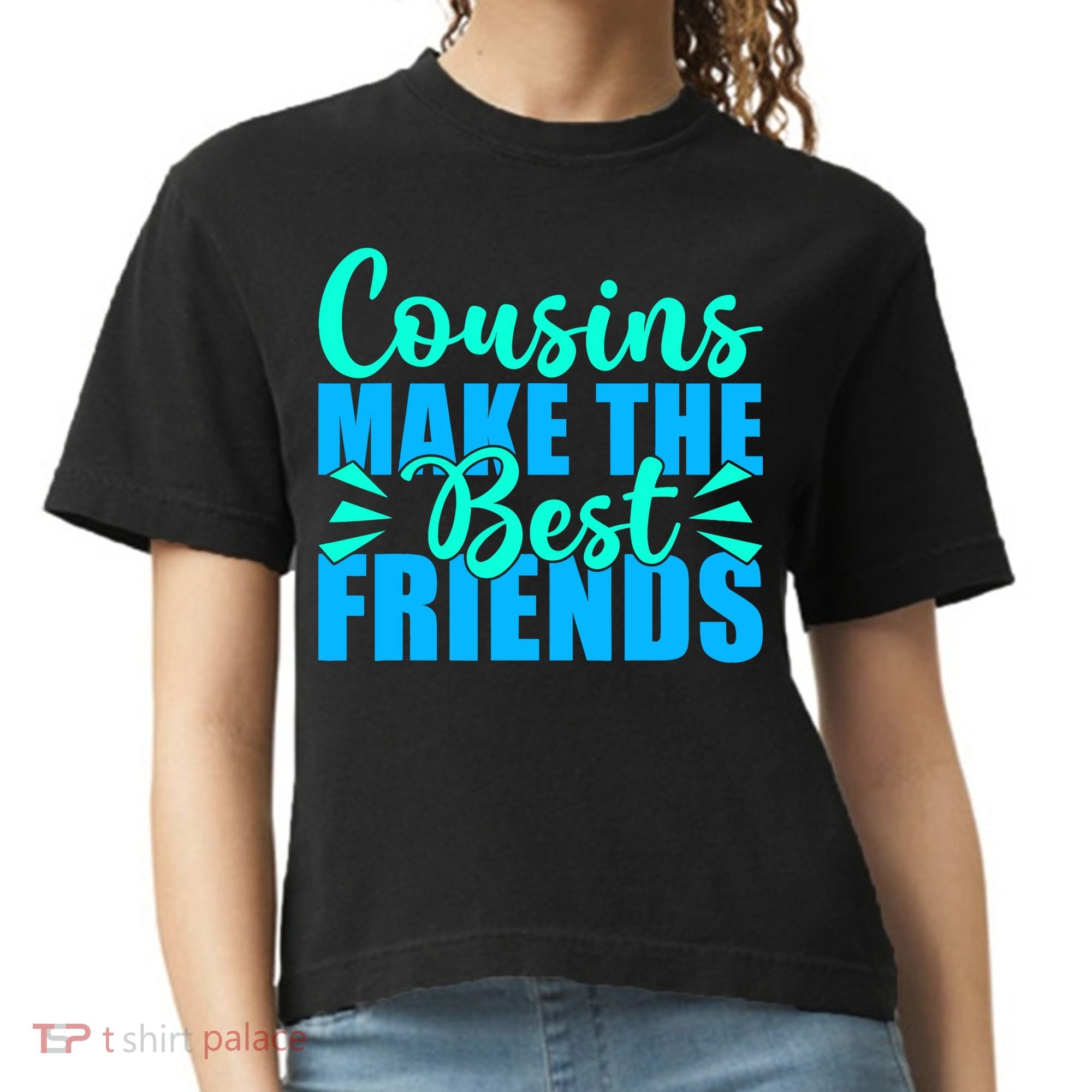 Cousins Make The Best Friends Cousin Comfort Colors Boxy T-Shirt