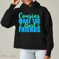 Cousins Make The Best Friends Cousin Ladies Heavyweight Boxy Pullover Hoodie thumb 0