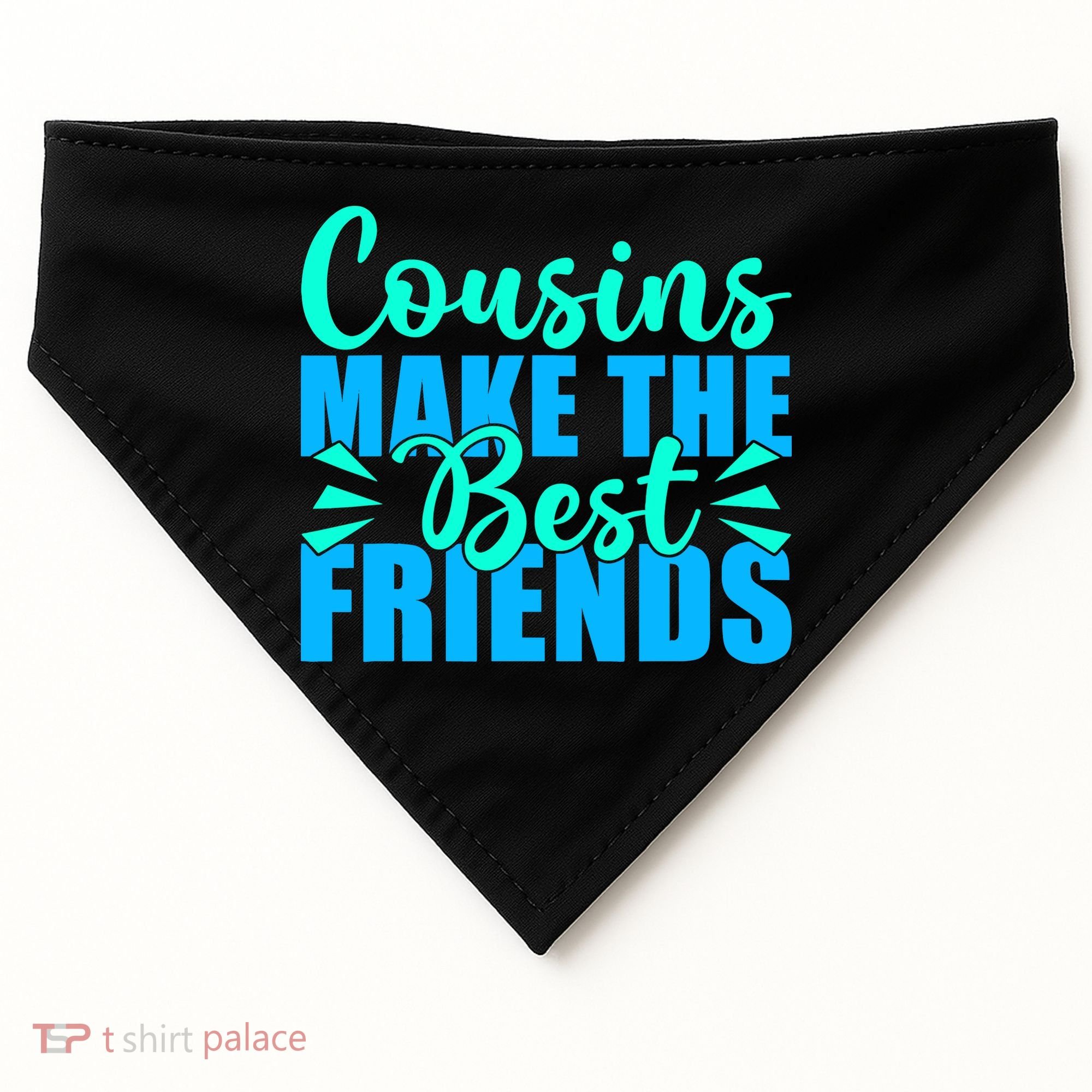 Cousins Make The Best Friends Cousin USA-Made Doggie Bandana