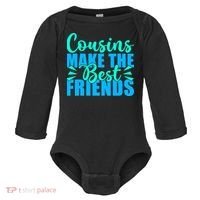 Cousins Make The Best Friends Cousin Baby Long Sleeve Bodysuit thumb 0