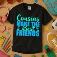 Cousins Make The Best Friends Cousin Kids T-Shirt thumb 3