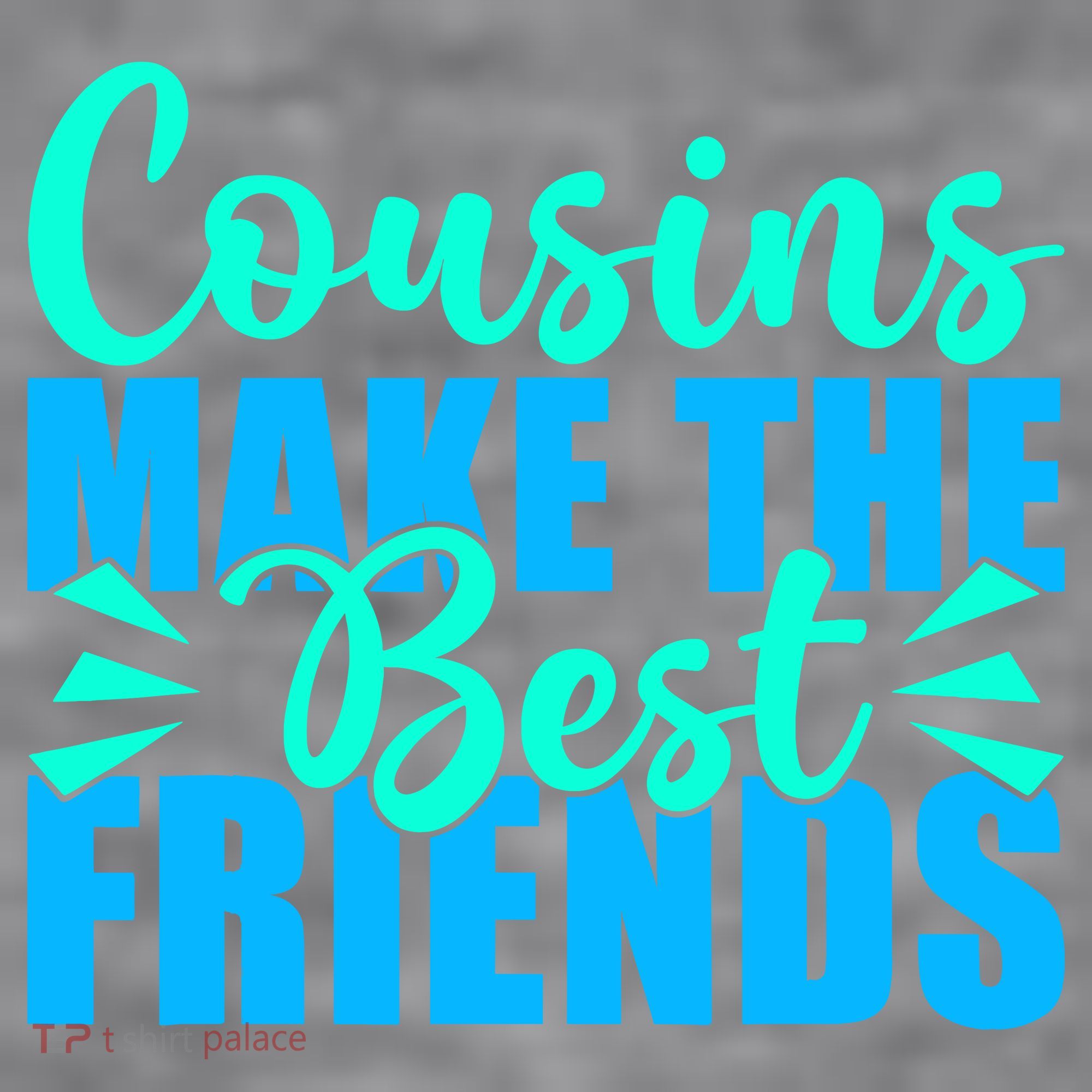 Cousins Make The Best Friends Cousin Women's Racerback Cropped Tank