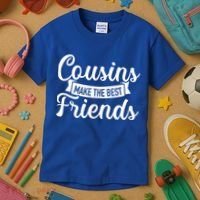 Cousins Make The Best Friends Meaningful Gift Kids T-Shirt thumb 3