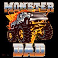 Cool Monster Truck Dad Ornament thumb 1