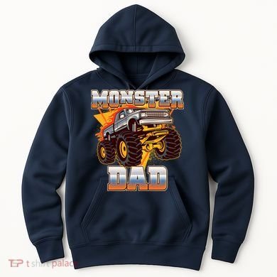 Cool Monster Truck Dad Hoodie