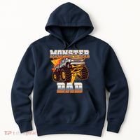 Cool Monster Truck Dad Hoodie thumb 0