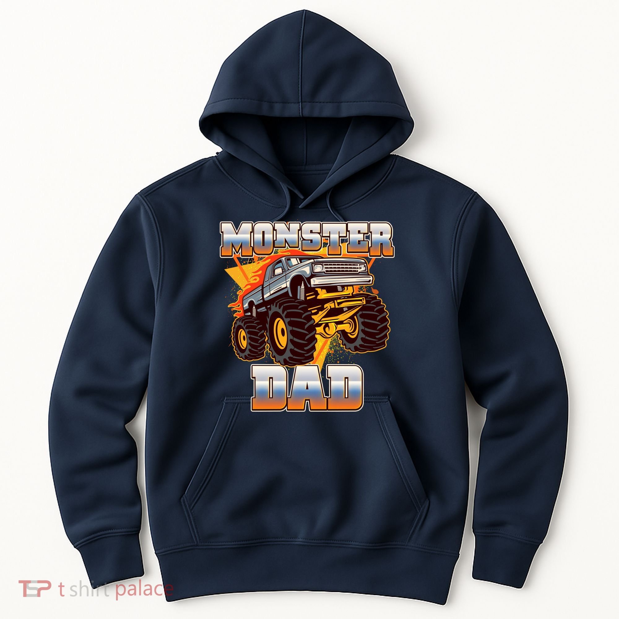Cool Monster Truck Dad Hoodie
