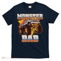 Cool Monster Truck Dad T-Shirt thumb 0