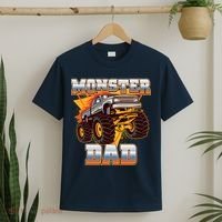 Cool Monster Truck Dad T-Shirt thumb 2