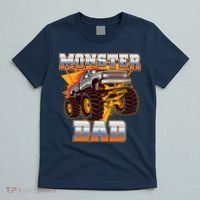 Cool Monster Truck Dad T-Shirt thumb 5