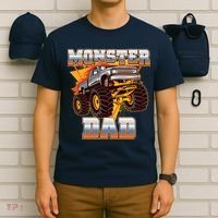 Cool Monster Truck Dad T-Shirt thumb 6