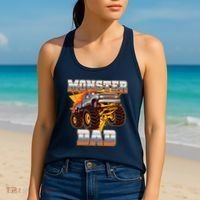 Cool Monster Truck Dad Women's Tank Top thumb 2