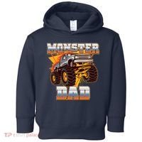 Cool Monster Truck Dad Toddler Hoodie thumb 0