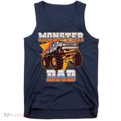 Cool Monster Truck Dad Tank Top