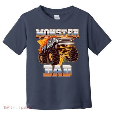 Cool Monster Truck Dad Toddler T-Shirt