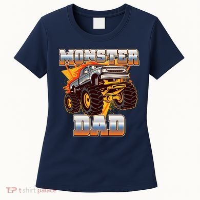 Cool Monster Truck Dad Women's T-Shirt