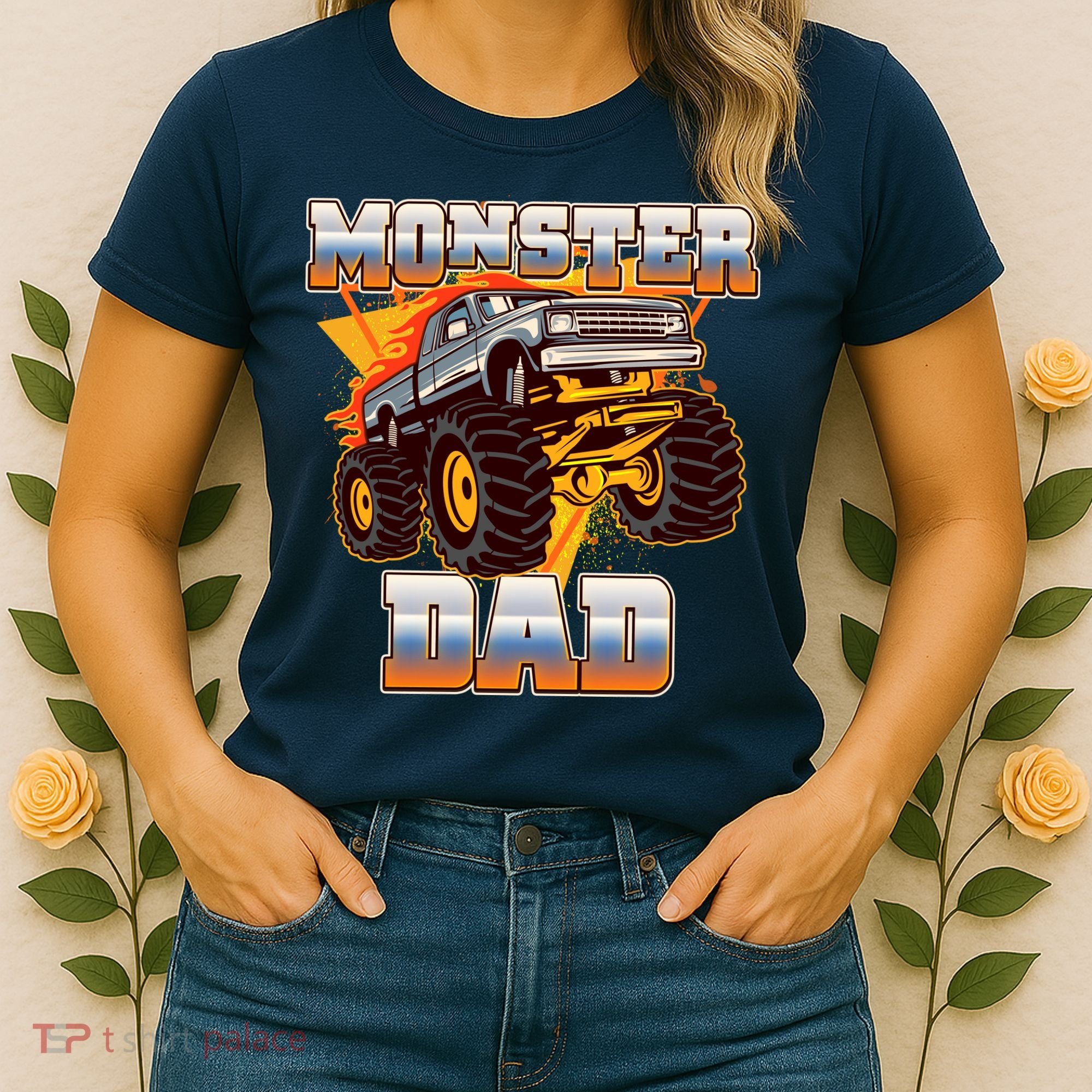 Cool Monster Truck Dad Women's T-Shirt