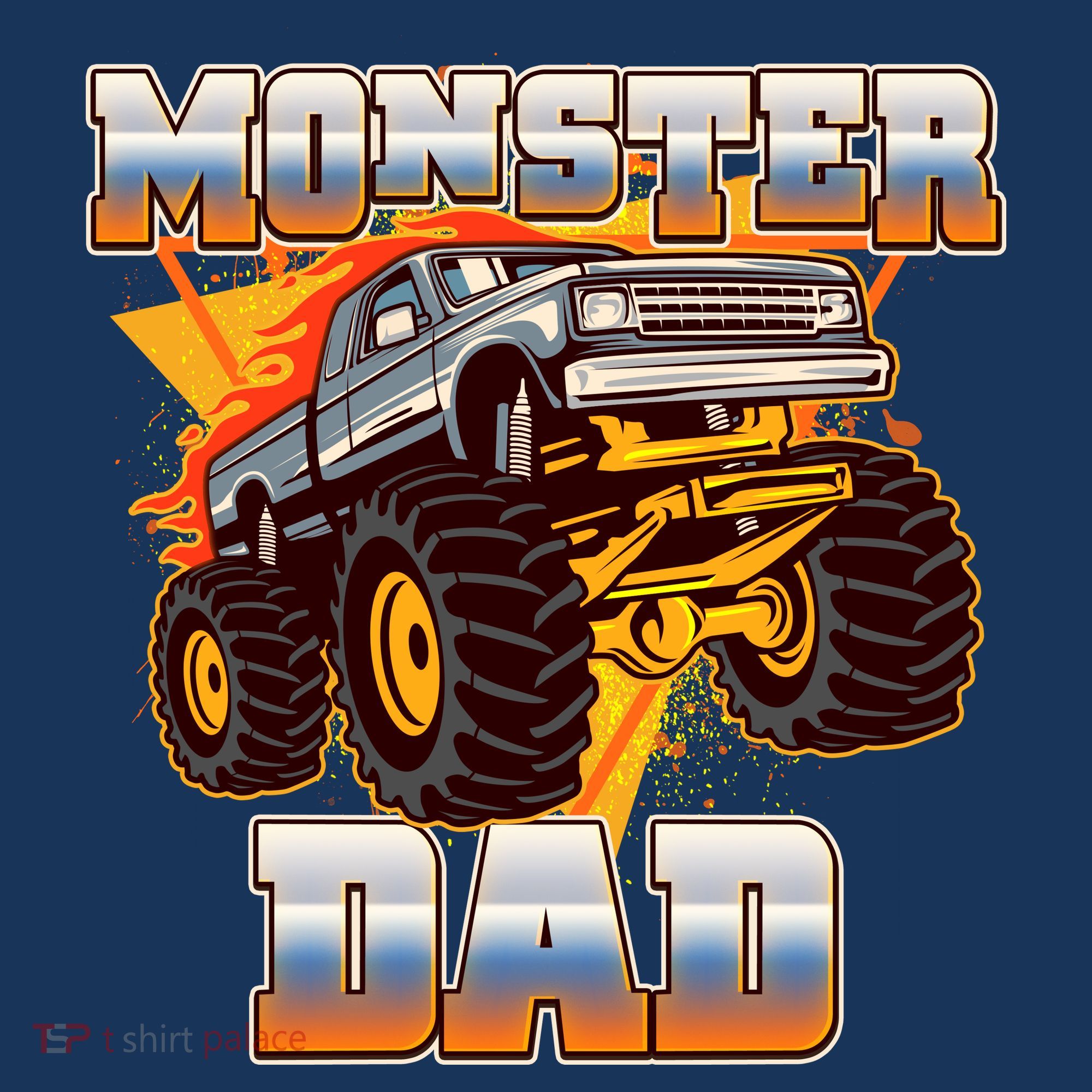 Cool Monster Truck Dad Kids Sweatshirt