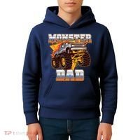 Cool Monster Truck Dad Kids Hoodie thumb 4