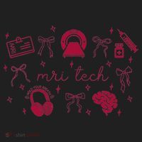 Coquette MRI Tech Magnetic Resonance Imaging Tech RAD Tech Women's Sweatshirt thumb 2