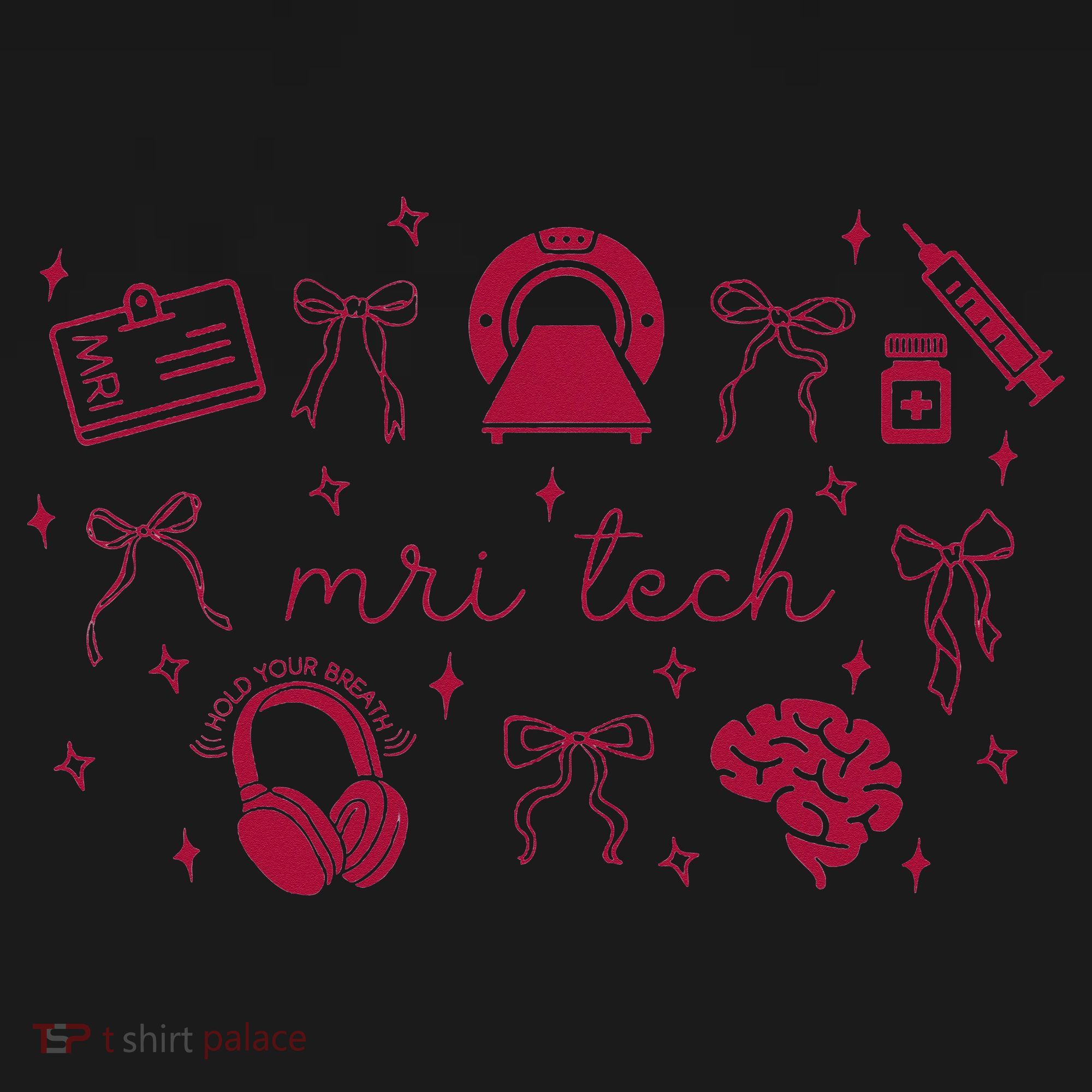 Coquette MRI Tech Magnetic Resonance Imaging Tech RAD Tech USA-Made Doggie Bandana
