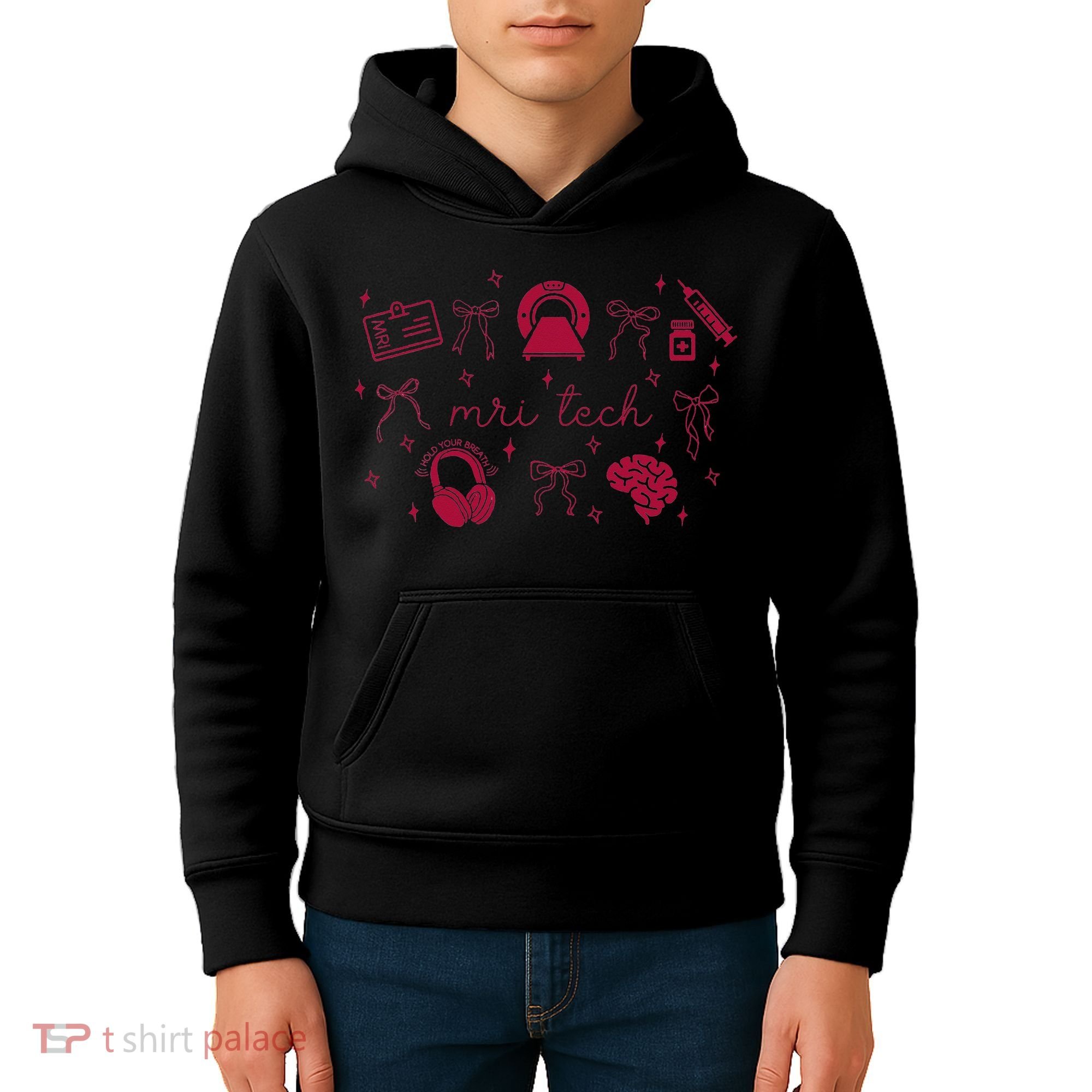 Coquette MRI Tech Magnetic Resonance Imaging Tech RAD Tech Kids Hoodie