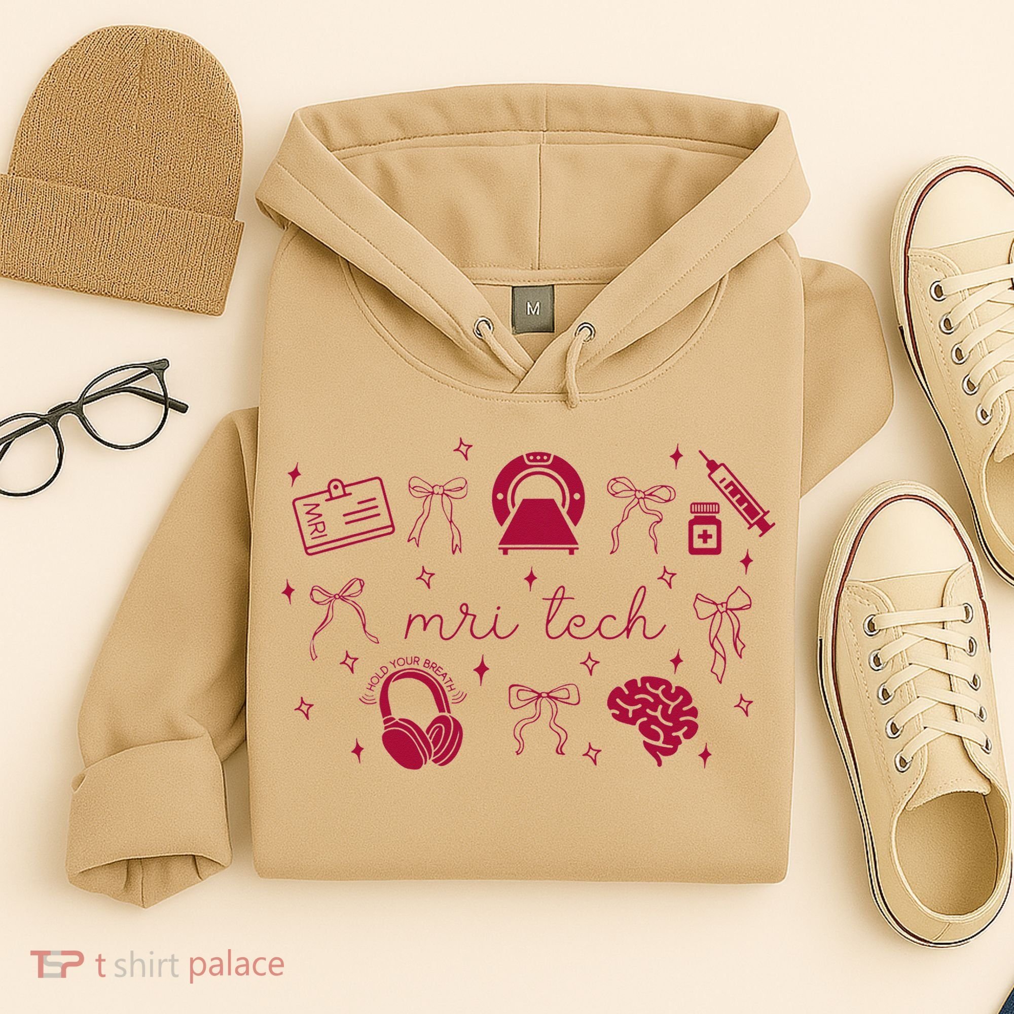 Coquette MRI Tech Magnetic Resonance Imaging Tech RAD Tech Hoodie