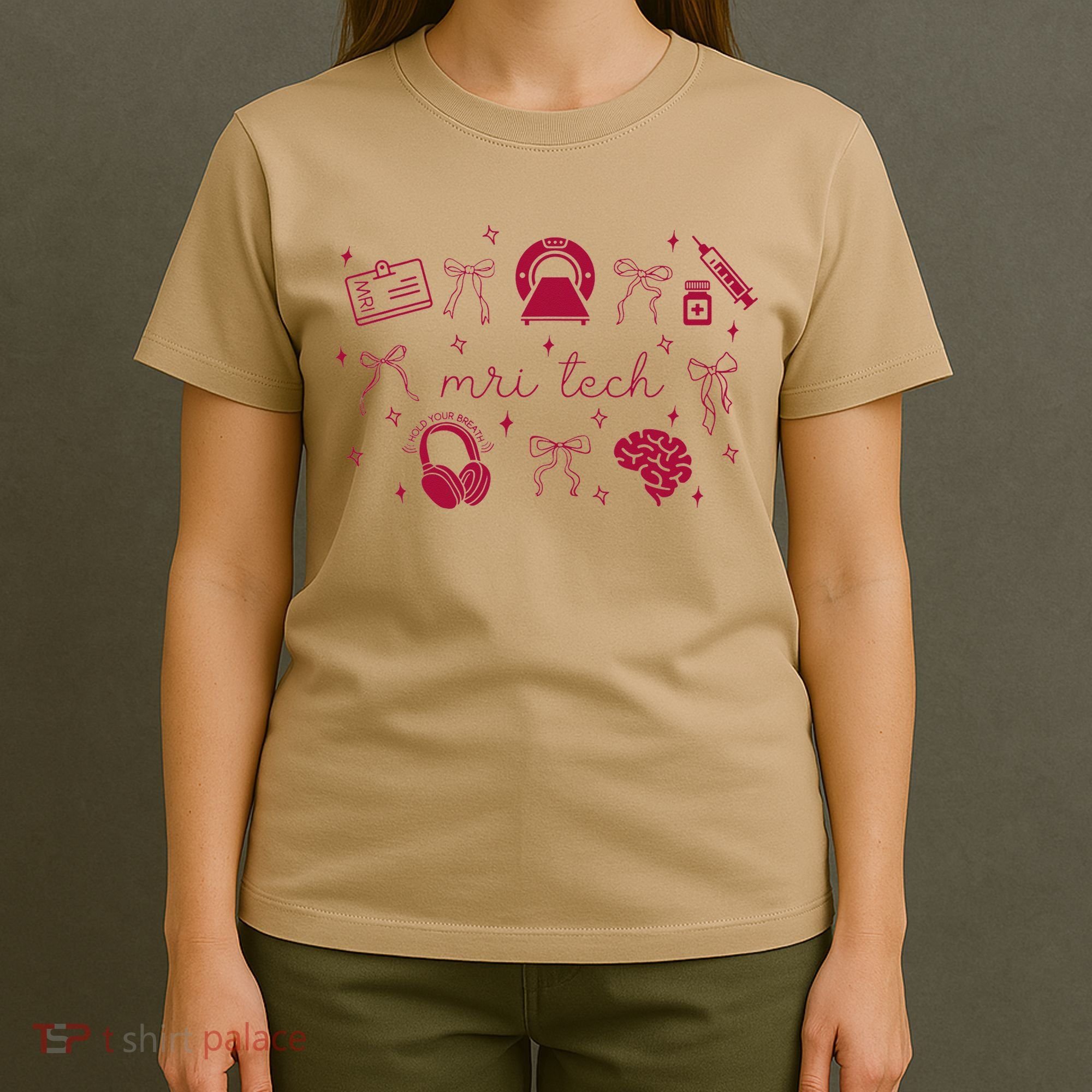 Coquette MRI Tech Magnetic Resonance Imaging Tech RAD Tech T-Shirt