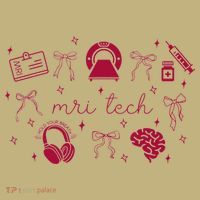 Coquette MRI Tech Magnetic Resonance Imaging Tech RAD Tech Button thumb 1