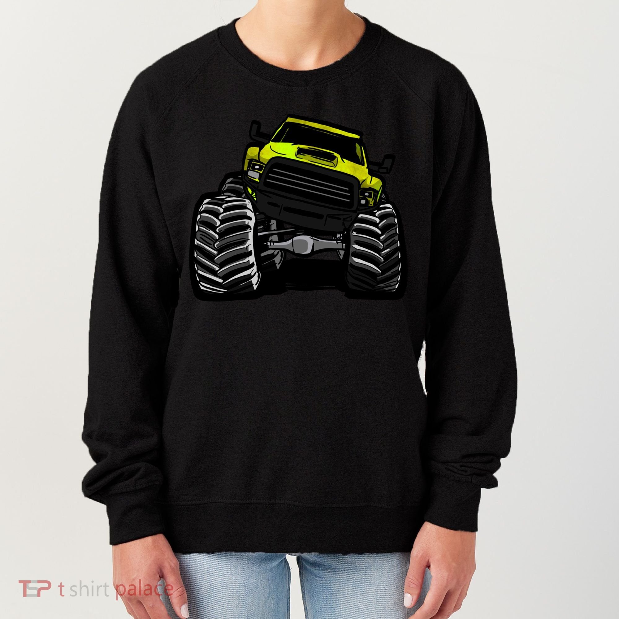 Cool Monster Truck For Big Boys Gift Women's Sweatshirt