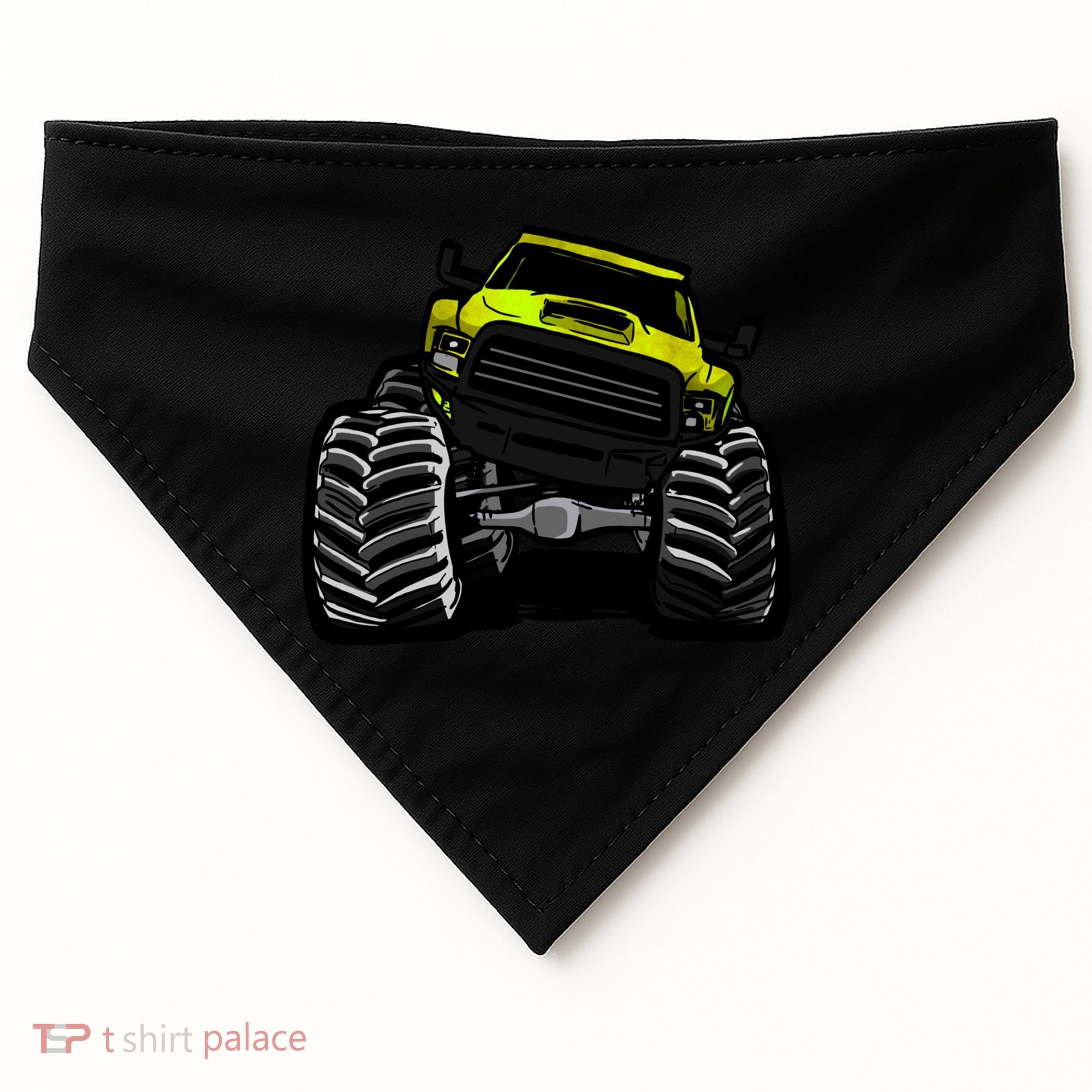 Cool Monster Truck For Big Boys Gift USA-Made Doggie Bandana