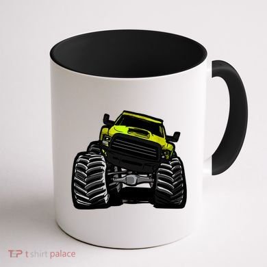 Cool Monster Truck For Big Boys Gift Coffee Mug back