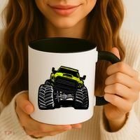 Cool Monster Truck For Big Boys Gift Coffee Mug thumb 3