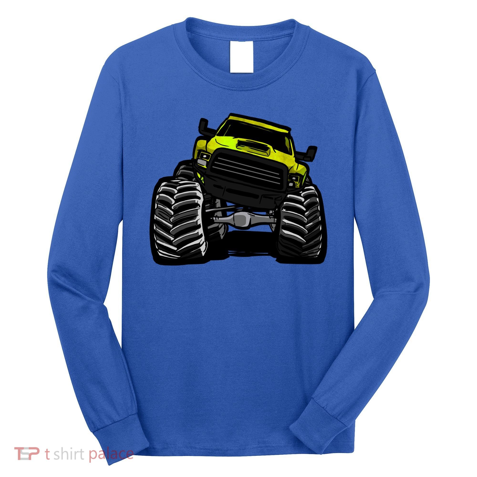 Cool Monster Truck For Big Boys Gift Long Sleeve Shirt