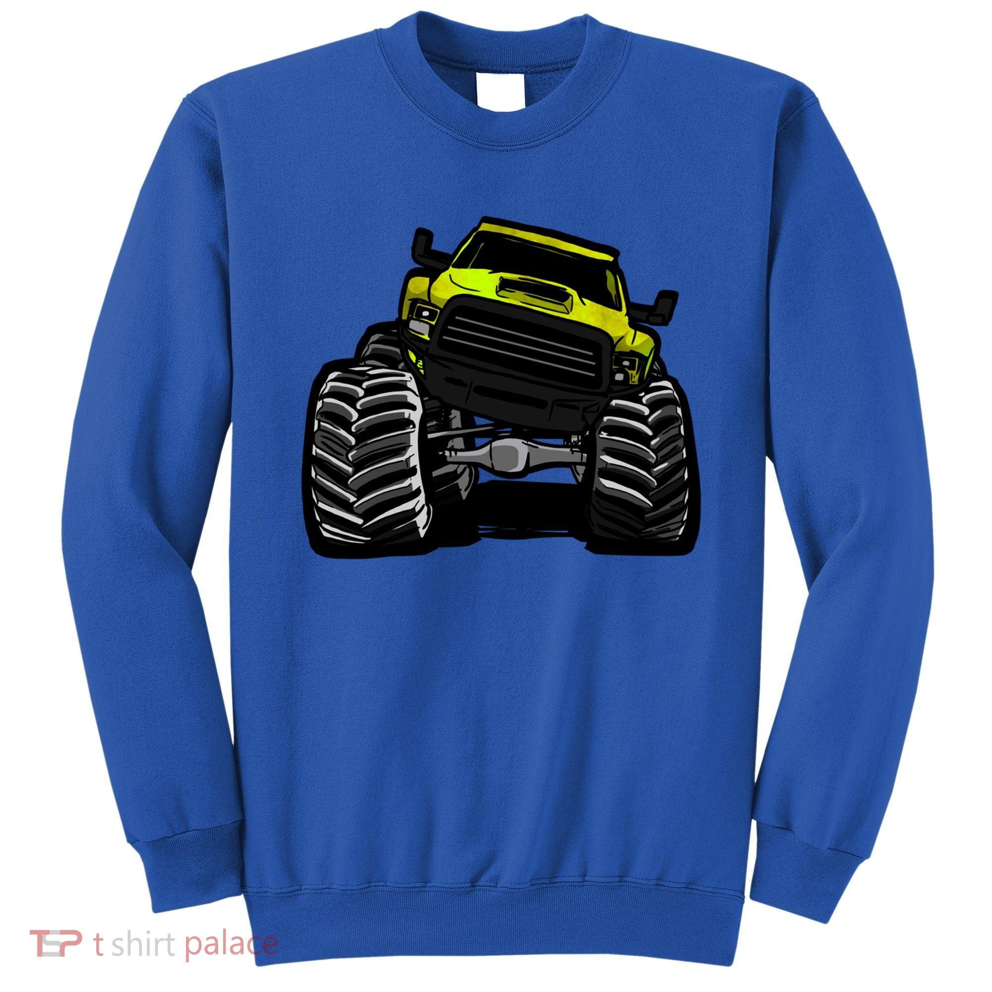 Cool Monster Truck For Big Boys Gift Sweatshirt