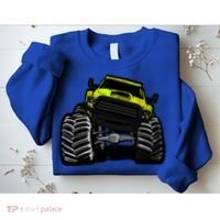 Cool Monster Truck For Big Boys Gift Sweatshirt thumb 2