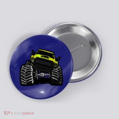 Cool Monster Truck For Big Boys Gift Button