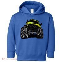 Cool Monster Truck For Big Boys Gift Toddler Hoodie thumb 0