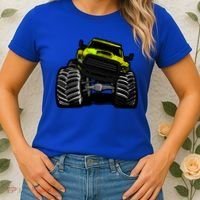 Cool Monster Truck For Big Boys Gift Women's T-Shirt thumb 2