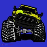Cool Monster Truck For Big Boys Gift Women's T-Shirt thumb 6