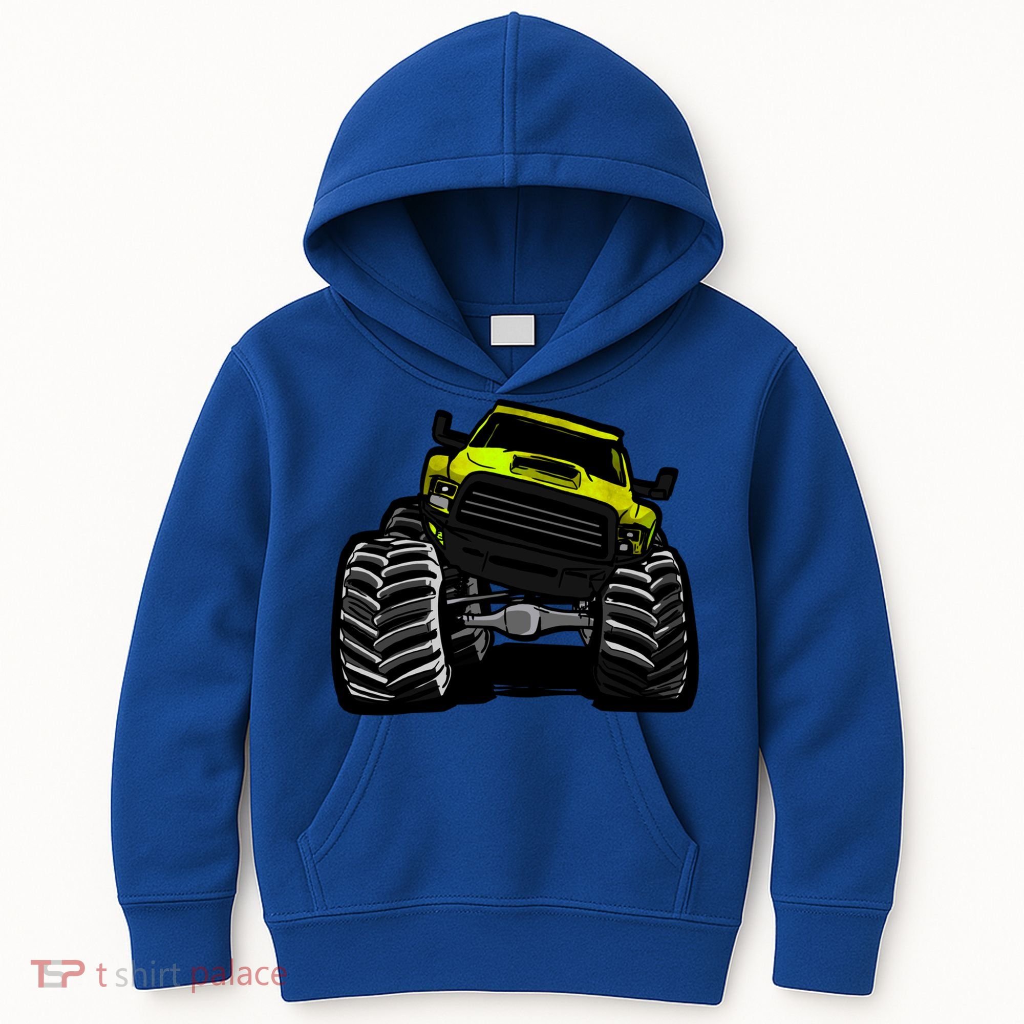 Cool Monster Truck For Big Boys Gift Kids Hoodie