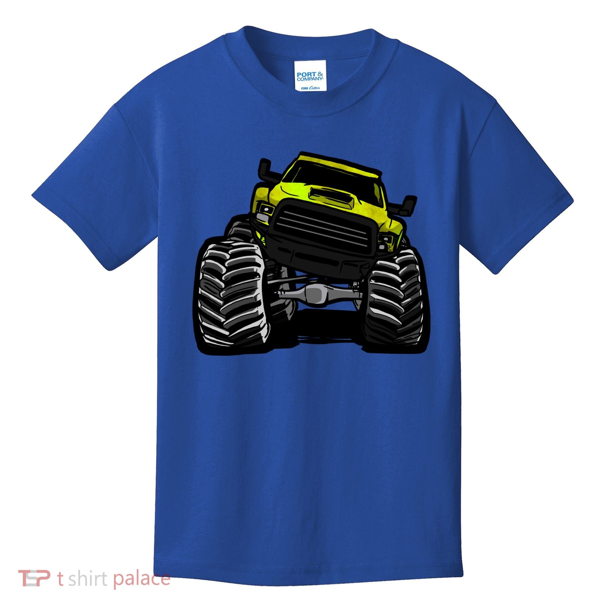 Cool Monster Truck For Big Boys Gift Kids T-Shirt