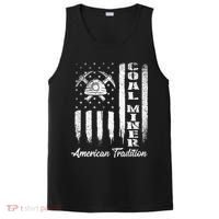 Coal Miner Usa Flag Patriotic Underground Mining Laborer PosiCharge Competitor Tank thumb 0