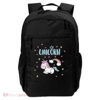 Cute Magical Unicorn Rainbow Backpack thumb 0