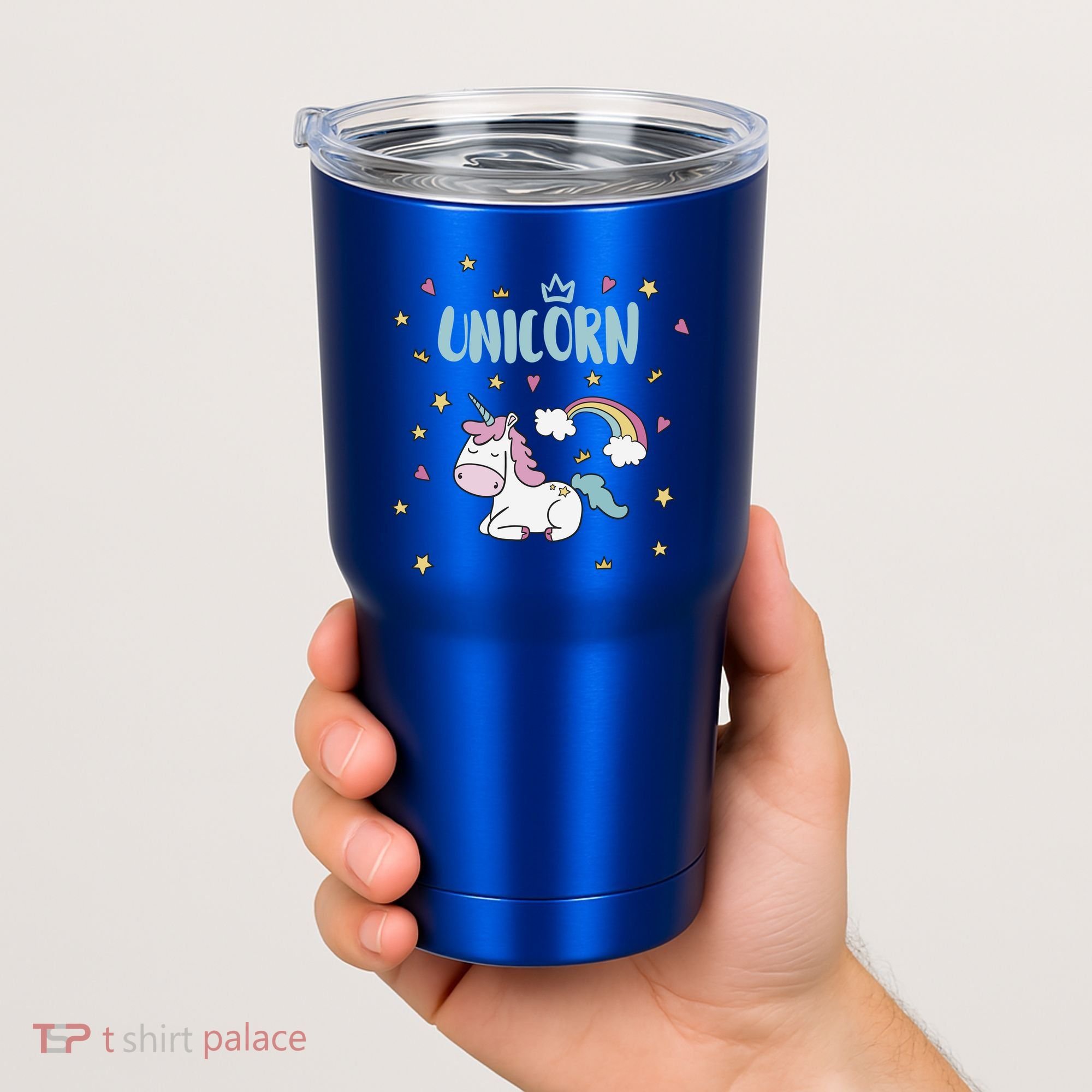 Cute Magical Unicorn Rainbow Tumbler