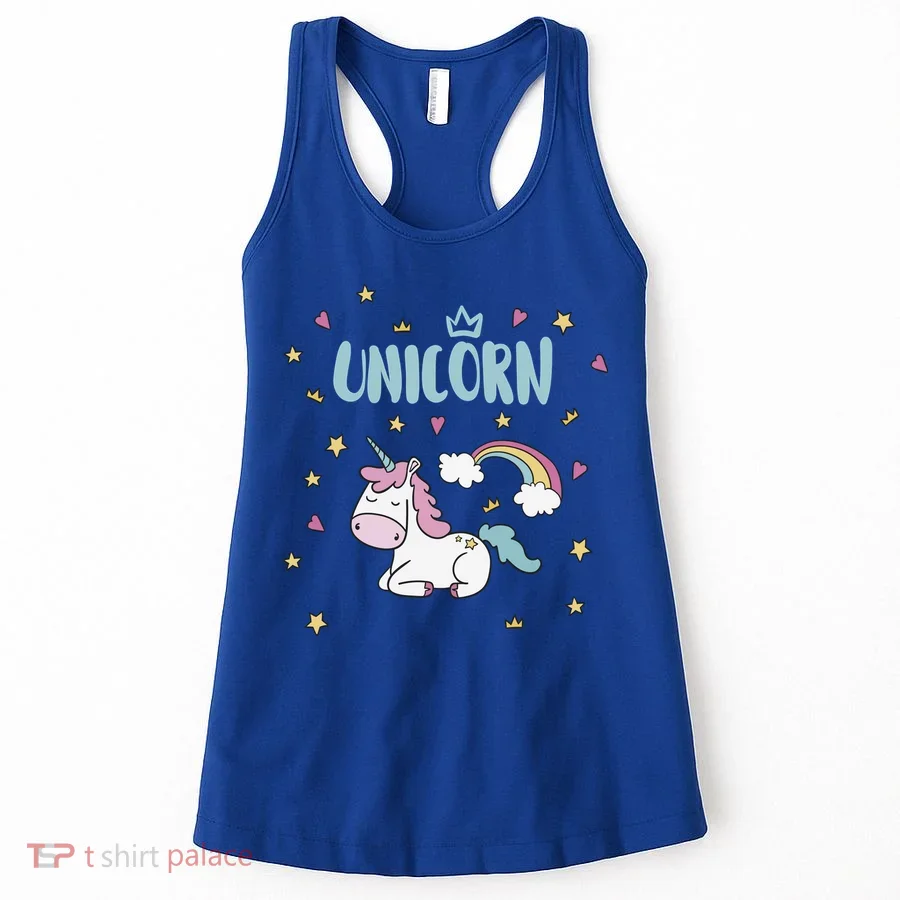 Cute Magical Unicorn Rainbow Women's Tank Top